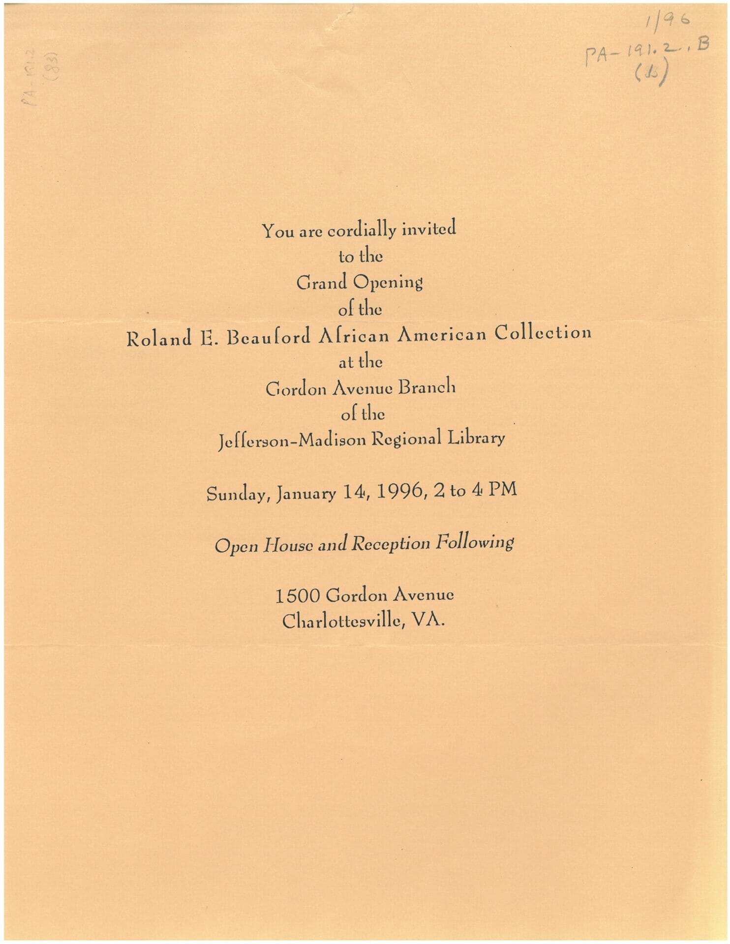 JeffersonMadison Regional Library collection Gordon Avenue The