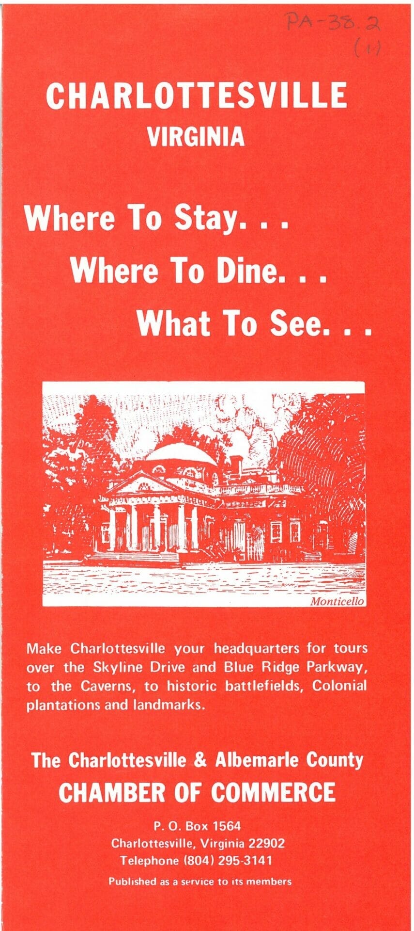 Albemarle And Charlottesville History & Tourism Collection - Tourism ...