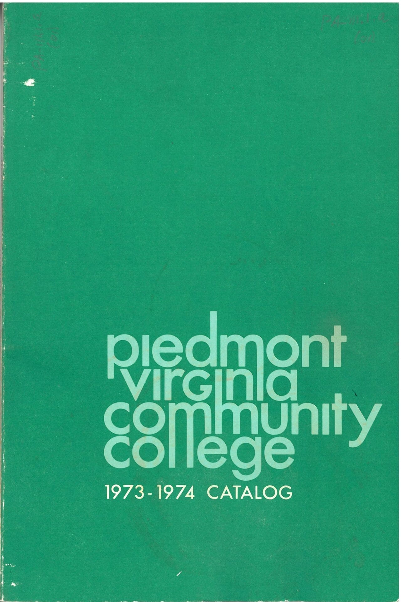 Piedmont Virginia Community College collection The Albemarle